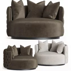 Oscar Love Seat The Sofa and Chair Company 3D model