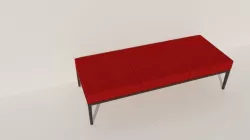pouf table 3D model