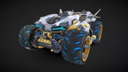 Renault Race Car 3D Model 3D model