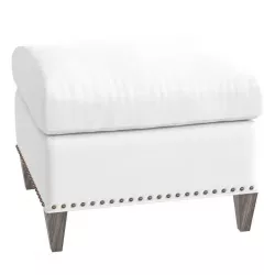 Restoration Hardware TURNER TRACK ARM OTTOMAN WITH NAILHEADS 3D model
