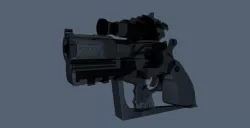 Revolver 3D model