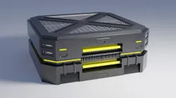 Sci-Fi Crate 5 Low-poly 3D model