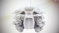 Sci-Fi Spaceship  The Deliverance 3D model