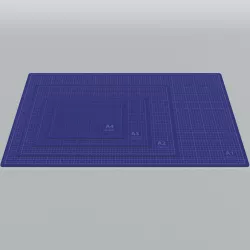 Set of cutting mats A1 A2 A3 A4 3D model
