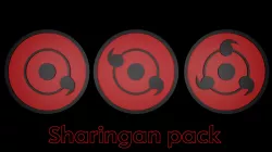 Sharingan bages pack Low-poly 3D model