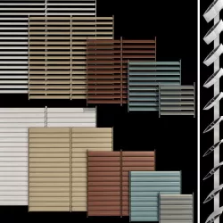 Shutter for windows and doors 3D model