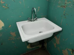 Sink Metal Painted Low-poly 3D model