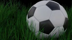 Soccer Ball with  and without Stitching Low-poly 3D model
