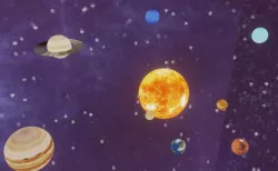 Solar System 3D model