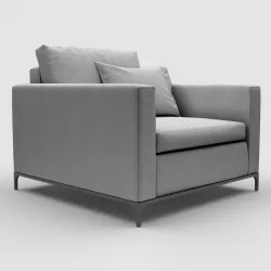 Sonder Living - Lauren Arm Chair - Nina Stone 3D model