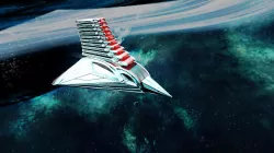 space craft Low-poly 3D model