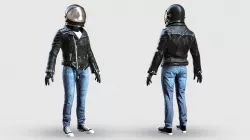 Spacesuit Astronaut Rigged 3D model
