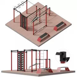 Sports complex street sport S-20 3D model