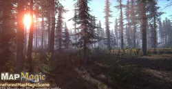 Spruce Trees Pack Unity Low-poly 3D model