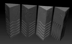 Stones from 5th element  3D model