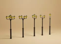 Street Lights Pack Low-poly 3D model