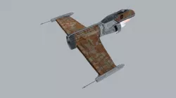 T-Wing interceptor 3D model
