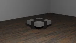 Table Low-poly 3D model