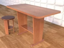 Table modern banquet kitchen Low-poly 3D model