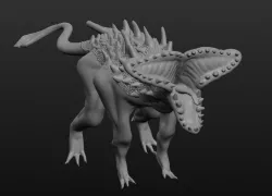 Tailed beast 3D model
