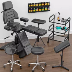 Tattoo furniture set 3D model