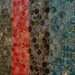 Teal Tile Material 14 - PBR Seamless Textures Texture