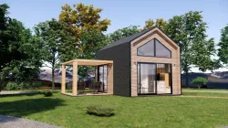 tiny house mini camping VITA  Bled master plan Low-poly 3D model
