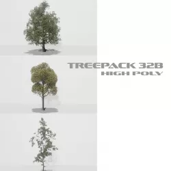 tree pack 24b 3D model