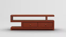 TV WOODEN TABLE 3D model