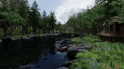 Valley Scene 3D model
