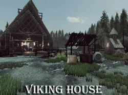 Viking House Low-poly 3D model