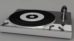 Vintage Turntable 2 3D model