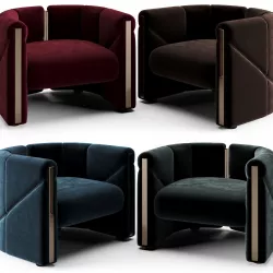 Visionnaire Armchair Petra 3D model