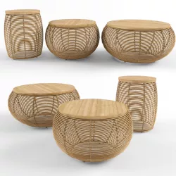 Vivi Basket Coffee Table Vincent Sheppard 3D model