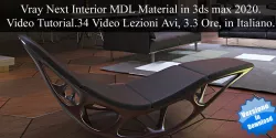 Vray Next Interior MDL Material 3ds max 2020 3D model