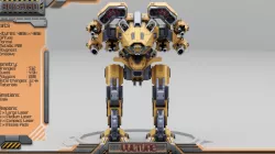 Vulture BattleMech Low-poly 3D model