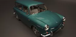 VW Type 3 squareback 1963 3D model