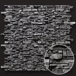 Wall clincer brick rock n3 3D model