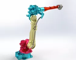 welding robot 3D model
