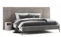 West Elm Andes Wide Bed 3D model