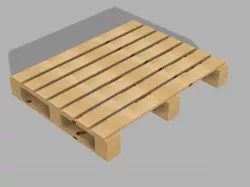 Wood Pallet Ahsap Palet 3D model
