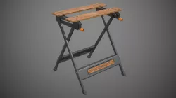 Workbench Low-poly 3D model