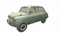 ZAZ 965 Low-poly 3D model