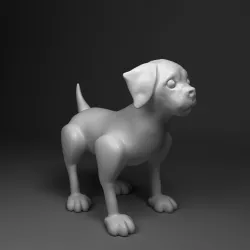  3D DOG 3D model