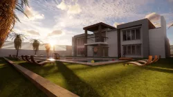 3D Modern Villa 3D model