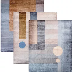 3D multicolor carpet set Bauhaus  3D model