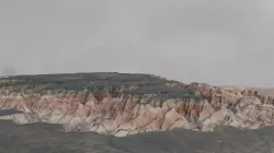 3D Topographical Grand Canyon 3D model