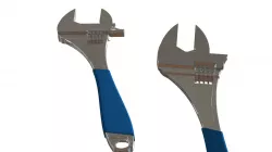 Adjustable Spanner - SolidWorks 3D model