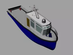 Agencies boat 3D model