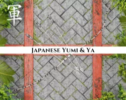 Ancient Japanese Yumi and Ya Low-poly 3D model